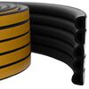 vidaXL Zelfklevende raamafdichting Zwart 12 x 10 mm 25 m EPDM-schuim