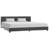 vidaXL Bedframe kunstleer grijs 180x200 cm