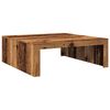 vidaXL Salontafel 100x100x35 cm bewerkt hout oude houtkleurig