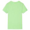 Kindershirt 128 neongroen