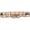 vidaXL Buiten bankenset 7 pcs Naturel Massief Acaciahout