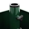 vidaXL Parasolvoet Groen 45 x 45 x 45 cm Staal