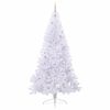 vidaXL Kunstkerstboom met 300 LED Wit 240 cm PVC en staal