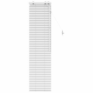 vidaXL Jaloezie Wit 45 x 160 cm 35 mm Massief Paulowniahout