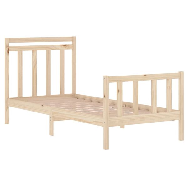 vidaXL Bedframe massief hout 90x190 cm