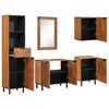 vidaXL Badkamer Sets 5 st Acacia Bruin Winish Massief Mango Hout