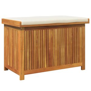 vidaXL Kussenbox voor buiten 90x50x60,5 cm massief acaciahout
