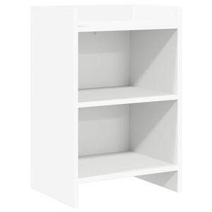 vidaXL Nachtkastjes Wit 40 x 30 x 60 cm Bewerkt hout