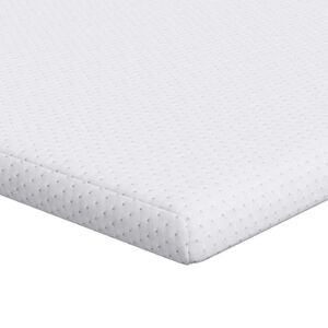 vidaXL matrastopper Wit 80 x 200 cm Jacquard Stof