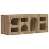 vidaXL TV-kast ELST 100 x 35 x 40 cm Artisan Eiken Bewerkt hout