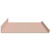 vidaXL Drijvende plank 2 pcs Roze 80 x 18 x 2,5 cm Staal