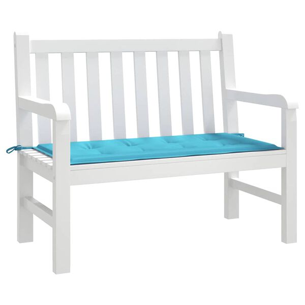 vidaXL Tuinbank Kussen Turquoise 100 x 50 x 4 cm Oxford stof