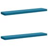 vidaXL 2-delige Bankkussens VUGHT 2 st 100% Polyester Lichtblauw