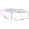 vidaXL Bedframe zonder matras 120x190 cm fluweel donkergrijs