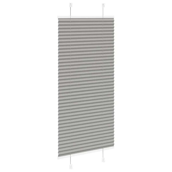 vidaXL Pliss&eacute; rolgordijn 60x100 cm stofbreedte 59,4 cm antraciet