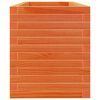 vidaXL Plantenbak 110x40x45,5 cm massief grenenhout wasbruin