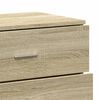 vidaXL Dressoir 60x39x80 cm bewerkt hout sonoma eikenkleurig