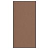 vidaXL Deurmat Bruin en zwart 120 x 250 cm 100% Polyamide