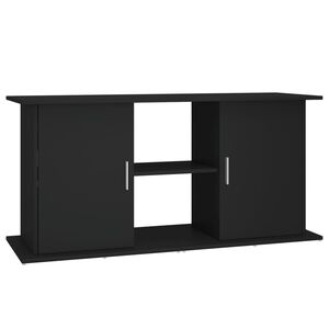 vidaXL Aquariumstandaard 121x41x58 cm bewerkt hout zwart