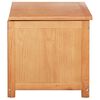 vidaXL Opbergbox Naturel 50 x 45 x 45 cm Engineered wood en eik