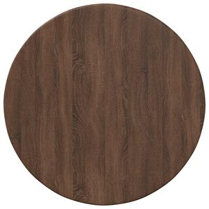 vidaXL Tafelblad bruin eikenkleur &Oslash; 40 x 1,5 cm Bewerkt hout
