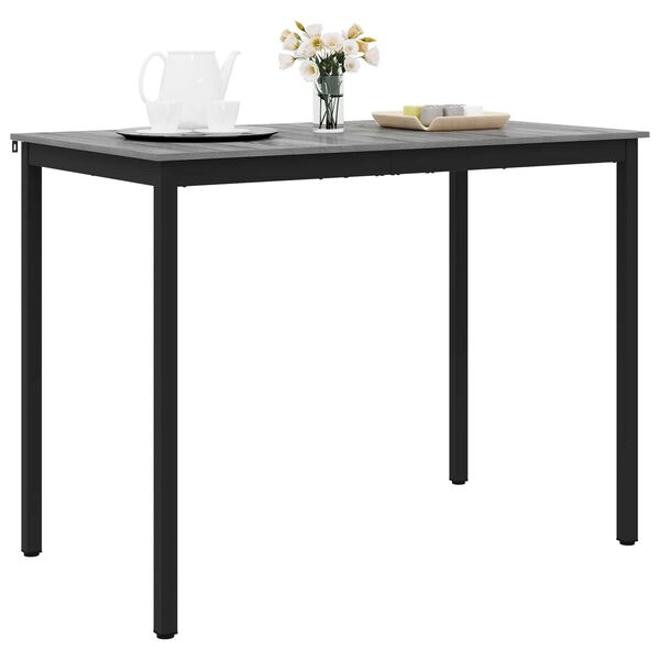 vidaXL Staande Bartafel Bewerkt hout