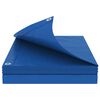 vidaXL Zeil met Oogjes Blauw 8 x 10 m 260 gsm PE