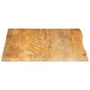 vidaXL Tafelblad met natuurlijke rand 100x80x2,5 cm massief mangohout