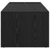 vidaXL Salontafel Zwart Eiken 101,5 x 50 x 37 cm Bewerkt hout