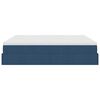 vidaXL Ottoman bed met matras 180x200cm stof blauw