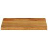 vidaXL Tafelblad met natuurlijke rand 60x30x2,5 cm massief mangohout