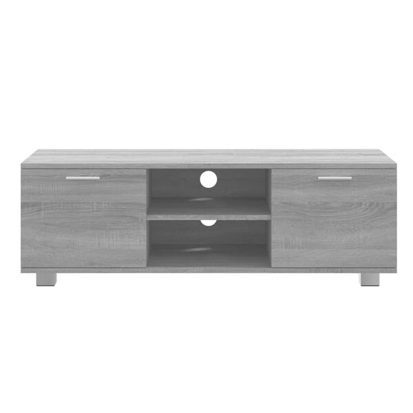 vidaXL Tv-meubel 120x40,5x35 cm bewerkt hout grijs sonoma eikenkleurig