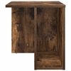 vidaXL Bijzettafel 2 pcs Gerookt eiken 37 x 32 x 40 cm Bewerkt hout
