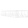 vidaXL Hondenkennel voor buiten 4x16x2 m gegalvaniseerd staal zilver