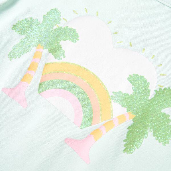 Kindershirt 128 lichtmint