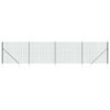 vidaXL Draadgaashek met grondankers 1,6x10 m groen