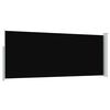 vidaXL Windscherm uittrekbaar 120x300 cm zwart