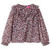 vidaXL Kindershirt met lange mouwen 92 donkerroze
