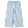 vidaXL Kinderbroek 116 zachtdenimblauw