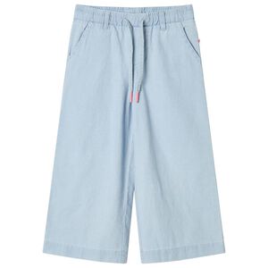 vidaXL Kinderbroek 116 zachtdenimblauw