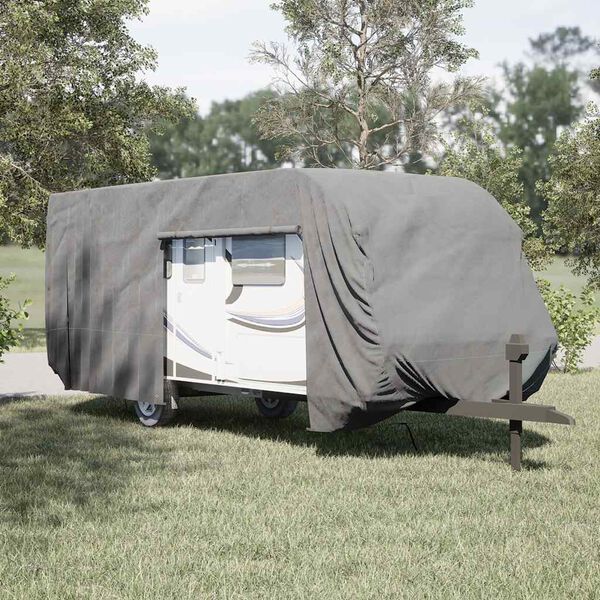 vidaXL Caravanhoes 732x250x220 cm vliesvlies grijs