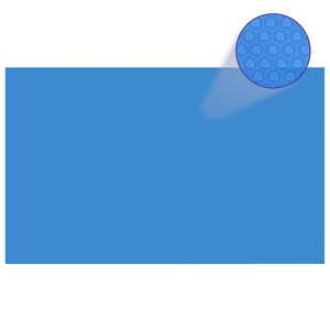 Zwembadzeil rechthoekig 260 x 160 cm PE blauw