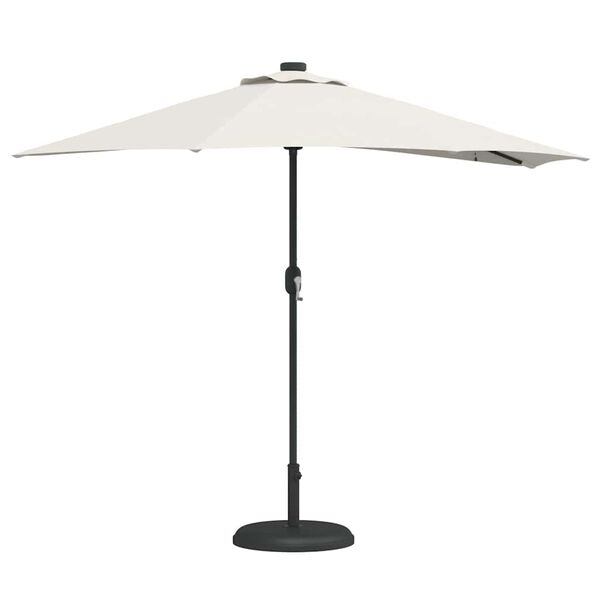 vidaXL Tuinparasol Zand 294 x 150 x 224 cm Polyester en staal