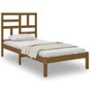 vidaXL Bedframe massief hout honingbruin 90x200 cm