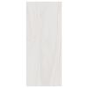 vidaXL Boekenkast 40x30x71,5 cm massief grenenhout wit