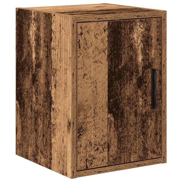 vidaXL Garage wandkast bewerkt hout oud hout