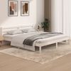 vidaXL Bedframe massief grenenhout 180x200 cm wit