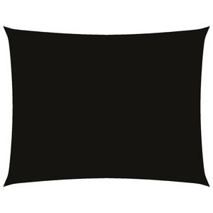 vidaXL Zonnescherm rechthoekig 2x3,5 m oxford stof zwart