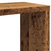 vidaXL Wandschappen kubus 4 st 30x15x30cm bewerkt hout oud houtkleurig