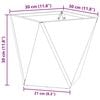 vidaXL Plantenbak Roestig 30 x 30 x 30 cm Cortenstaal